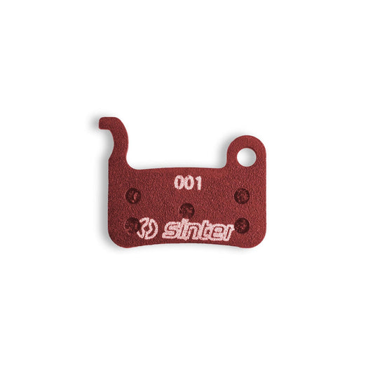 Sinter Disc Brake Pads - 001 Shimano A S514 - Box Of 25 Pairs Workshop Pack: Red
