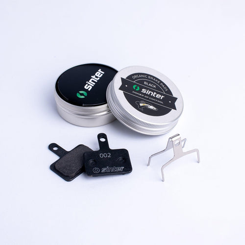 Sinter Disc Brake Pads - 002 Shimano B S550 - Single Pair Metal Can Carded: Black
