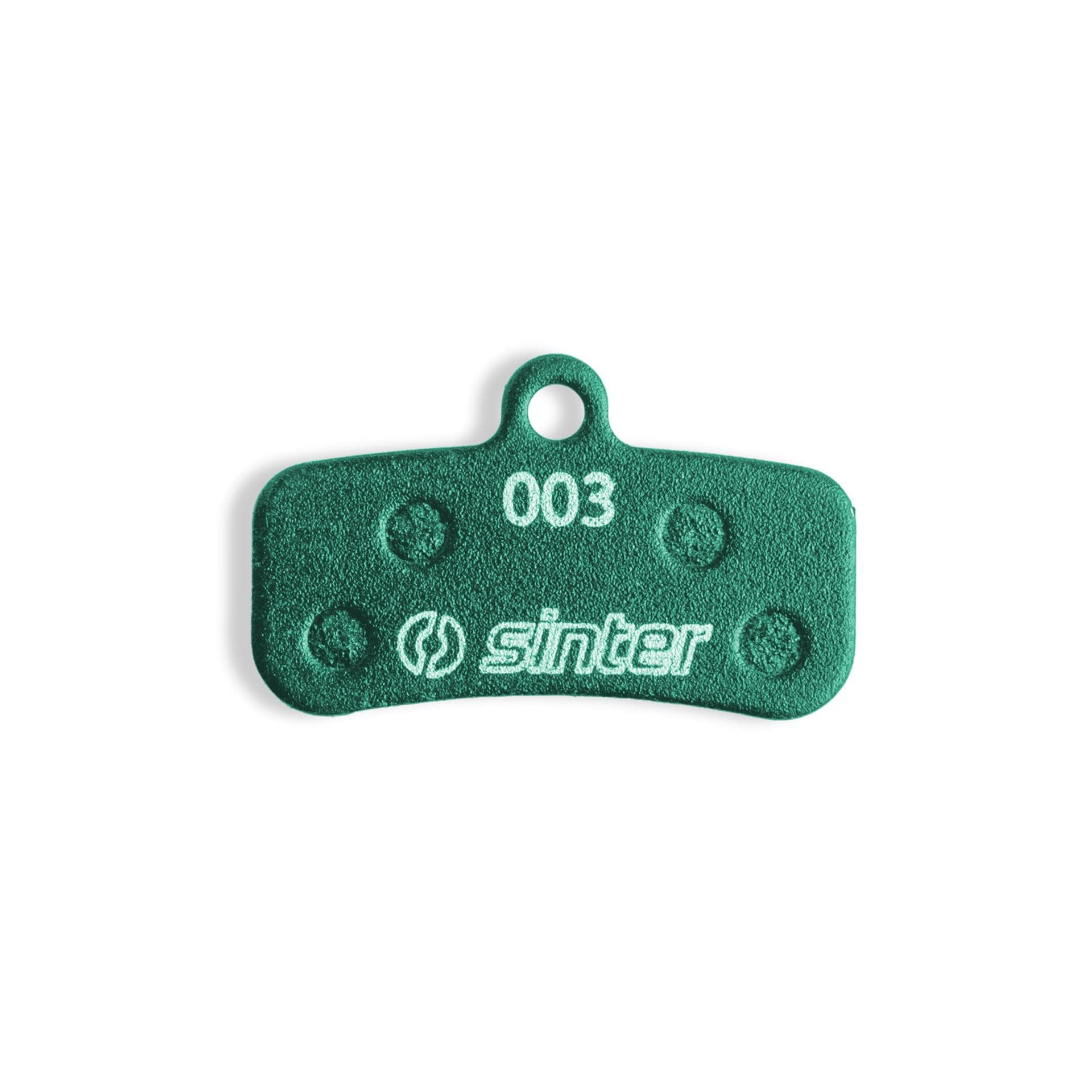 Sinter Disc Brake Pads - 003 Shimano D S2032 - Box Of 25 Pairs Workshop Pack: Green