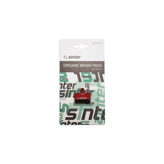 Sinter Disc Brake Pads - 004 Shimano G S514 - Single Pair Blister Pack: Red