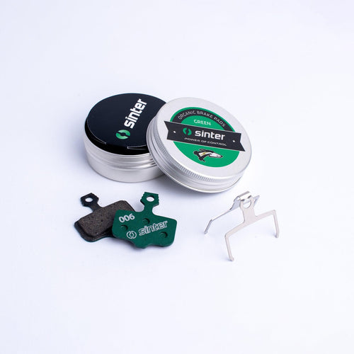 Sinter Disc Brake Pads - 006 Avid S2032 - Single Pair Metal Can Carded: Green