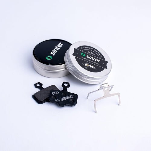 Sinter Disc Brake Pads - 006 Avid S550 - Single Pair Metal Can Carded: Black
