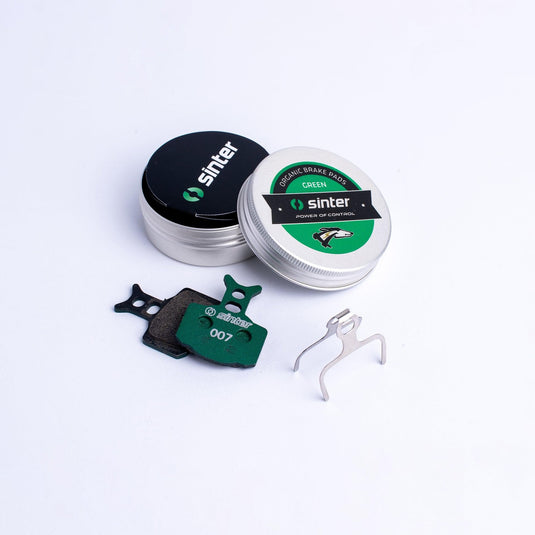 Sinter Disc Brake Pads - 007 Formula S2032 - Single Pair Metal Can Carded: Green