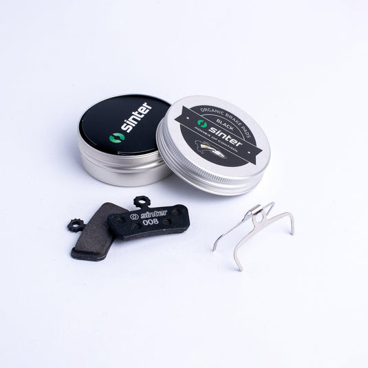 Sinter Disc Brake Pads - 008 Avid Sram S550 - Single Pair Metal Can Carded: Black