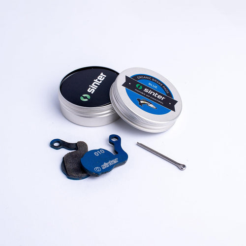 Sinter Disc Brake Pads - 010 Magura Bfo S530 - Single Pair Metal Can Carded: Blue