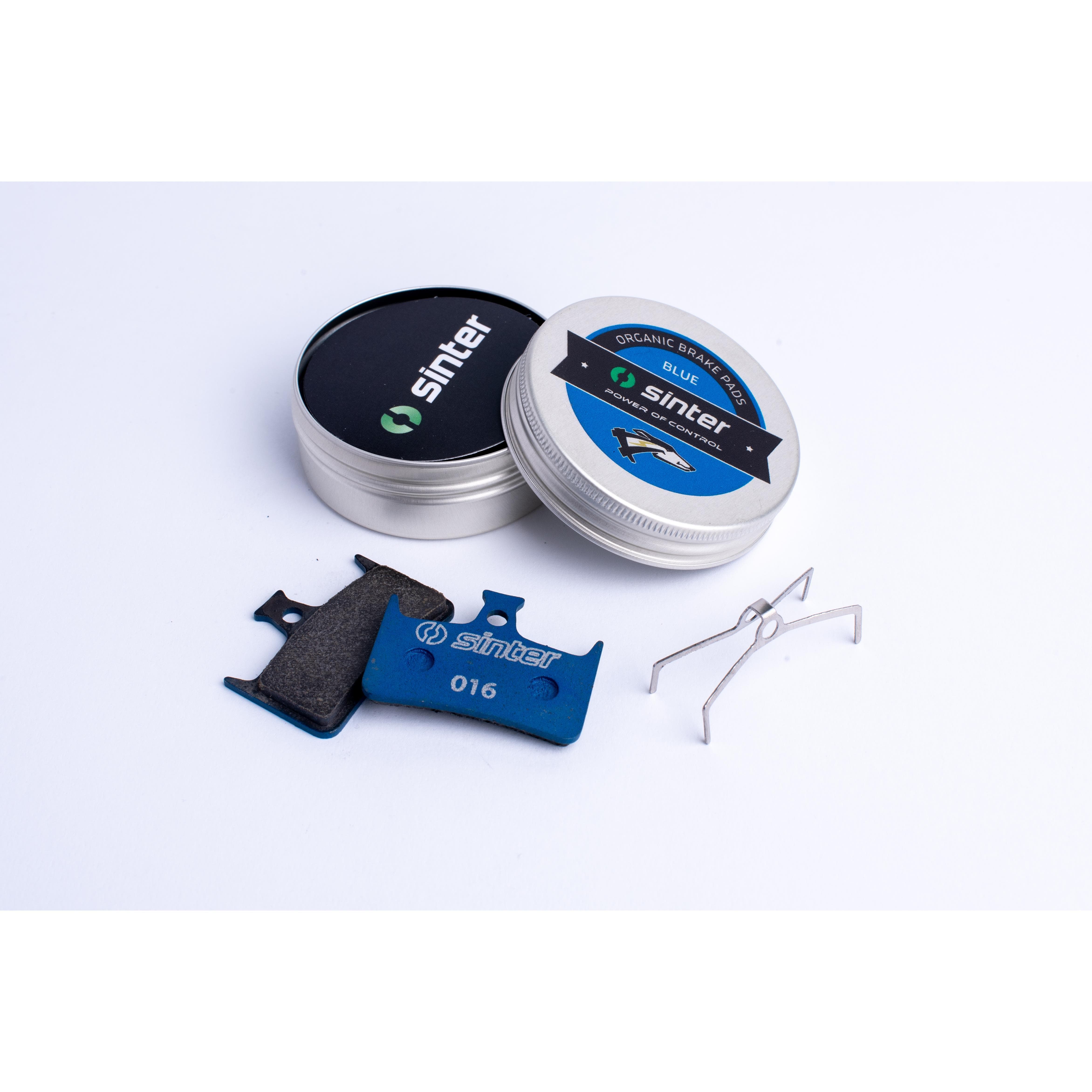 Sinter Disc Brake Pads - 016 Hope S530 - Single Pair Metal Can Carded: Blue