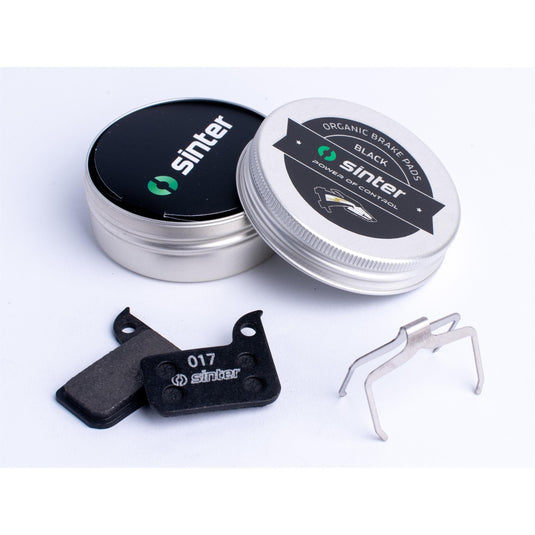 Sinter Disc Brake Pads - 017 Sram S550 - Single Pair Metal Can Carded: Black