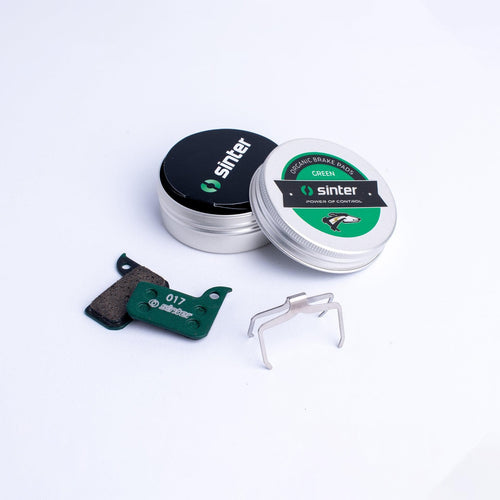 Sinter Disc Brake Pads - 017 Sram S2032 - Single Pair Metal Can Carded: Green