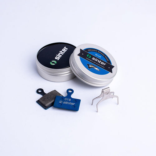 Sinter Disc Brake Pads - 018 Shimano K S530 - Single Pair Metal Can Carded: Blue