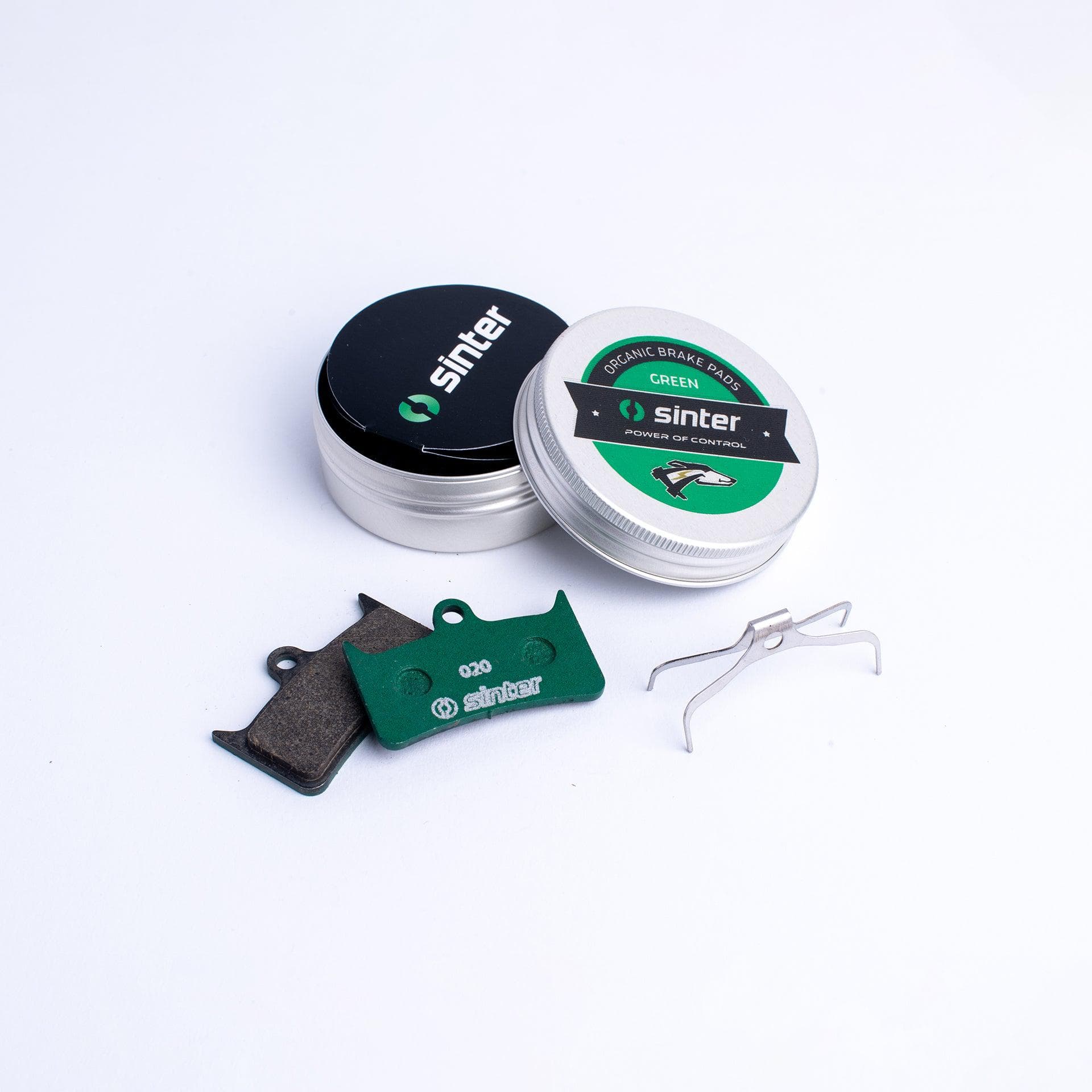 Sinter Disc Brake Pads - 020 Hope S2032 - Single Pair Metal Can Carded: Green