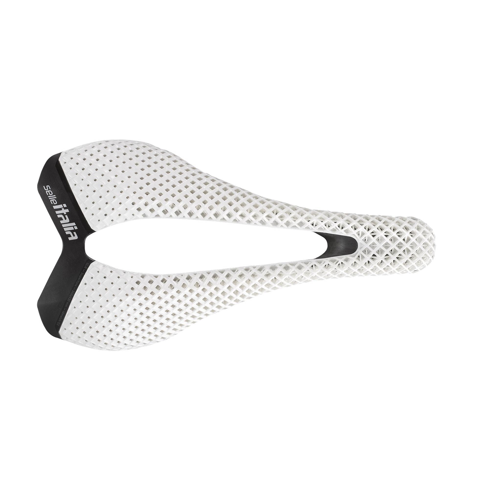 Selle Italia SLR 3D Carbon Saddle Opal White: OPAL WHITE L3