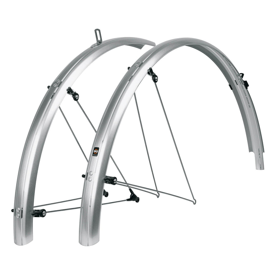Sks Bluemels 28" Mudguard Set: Silver 28" 45Mm