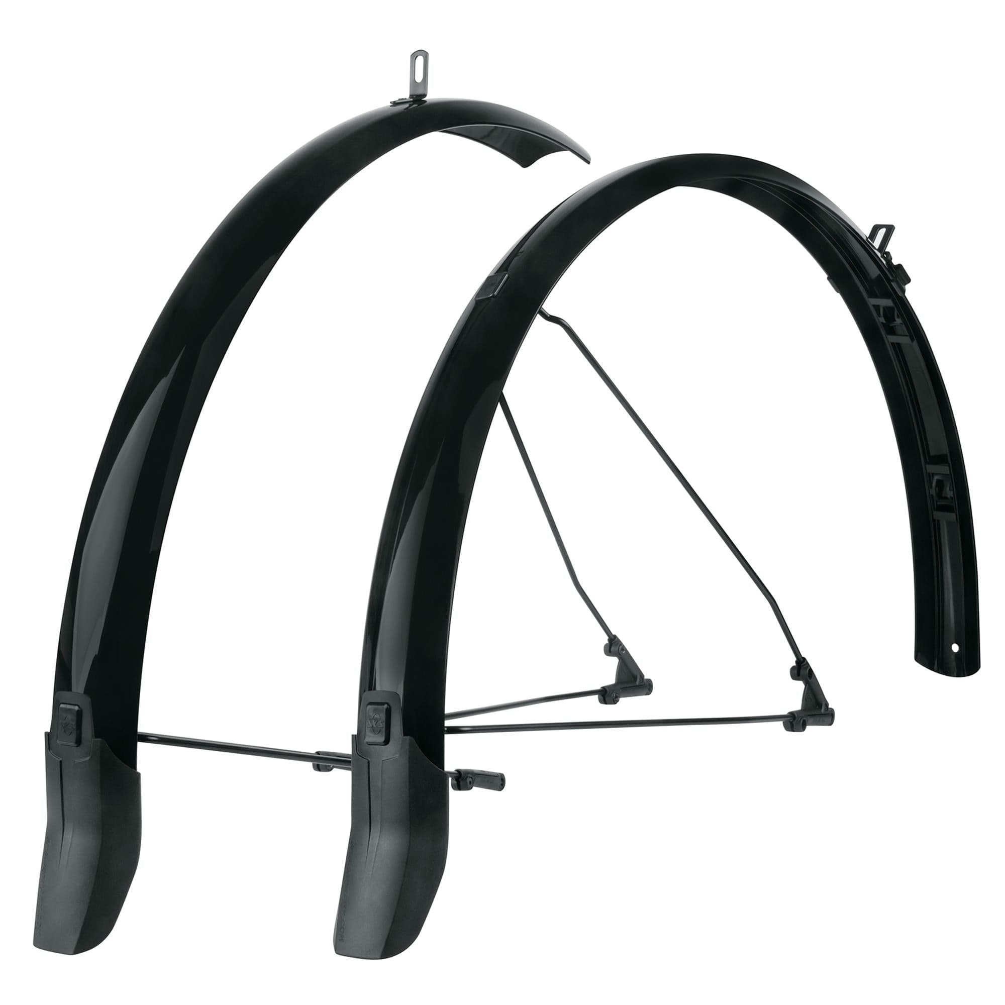 Sks Bluemels Cable Line 28" Mudguard Set: Black 28" 45Mm