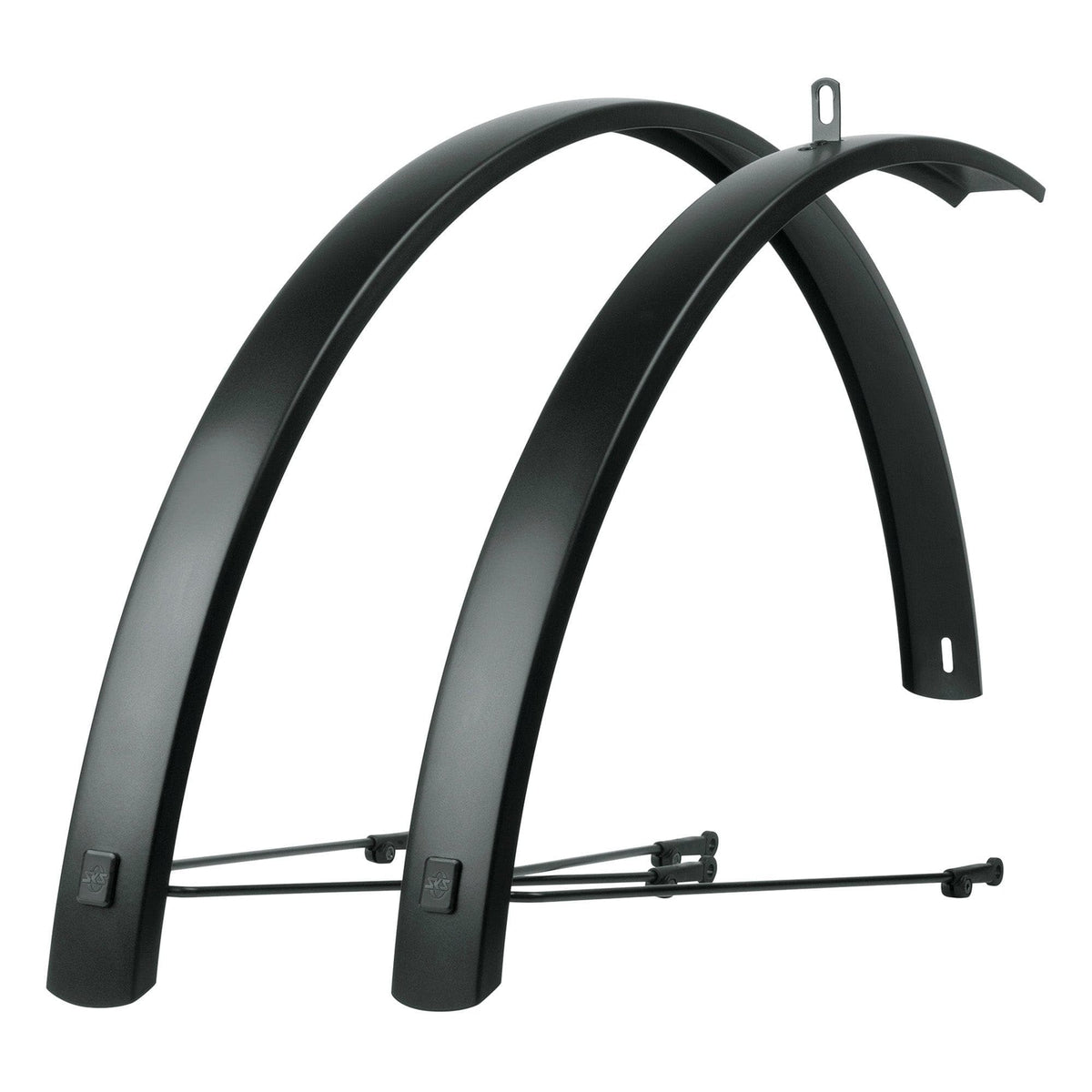 Sks Edge Al 27,5"/28" 56Mm Aluminium Mudguard Set: Matte Black 28" 56Mm