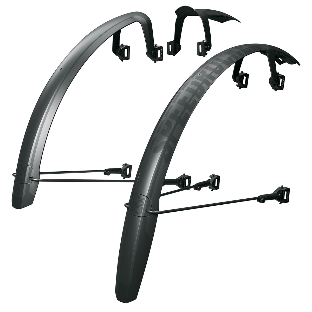 SKS Speedrocker XL Mudguard Set: BLACK 52MM