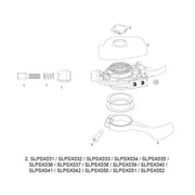 SRAM Cover Kit for X0 Trigger 2011 Right Red 10spd: