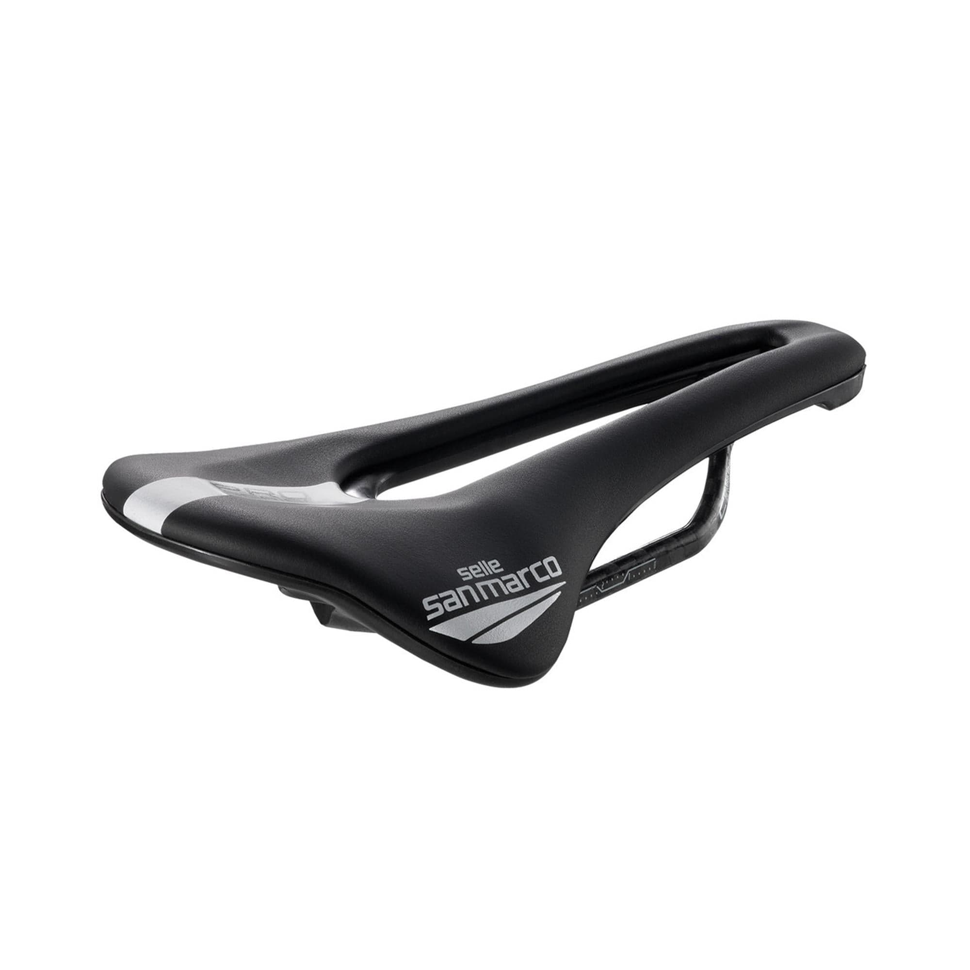 Selle San Marco Shortfit 2.0 Carbon FX Pro Series Saddle: BLACK/BLACK L3