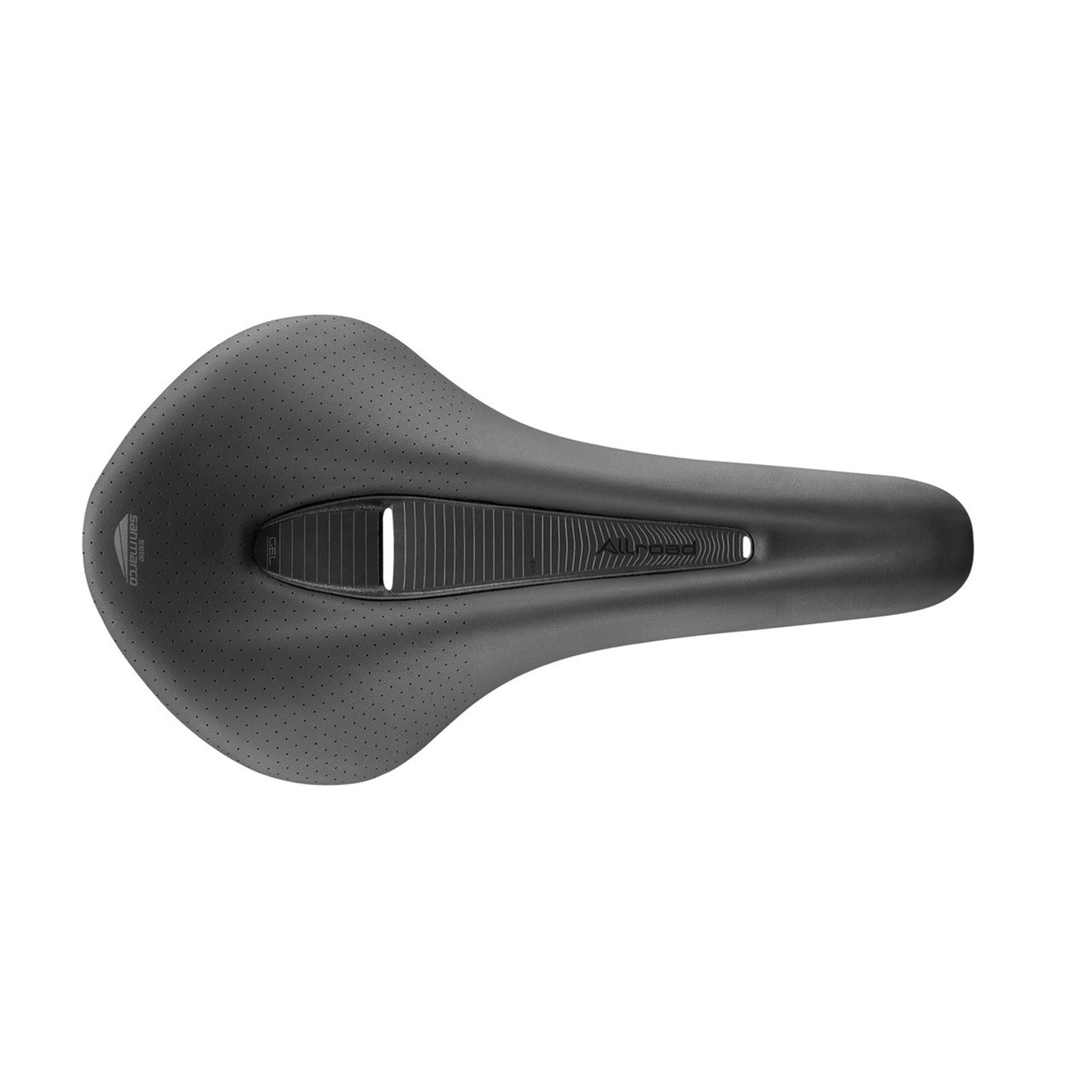 San Marco Allroad Shield Supercomfort Racing Saddle: BLACK/BLACK L3 - 155MM