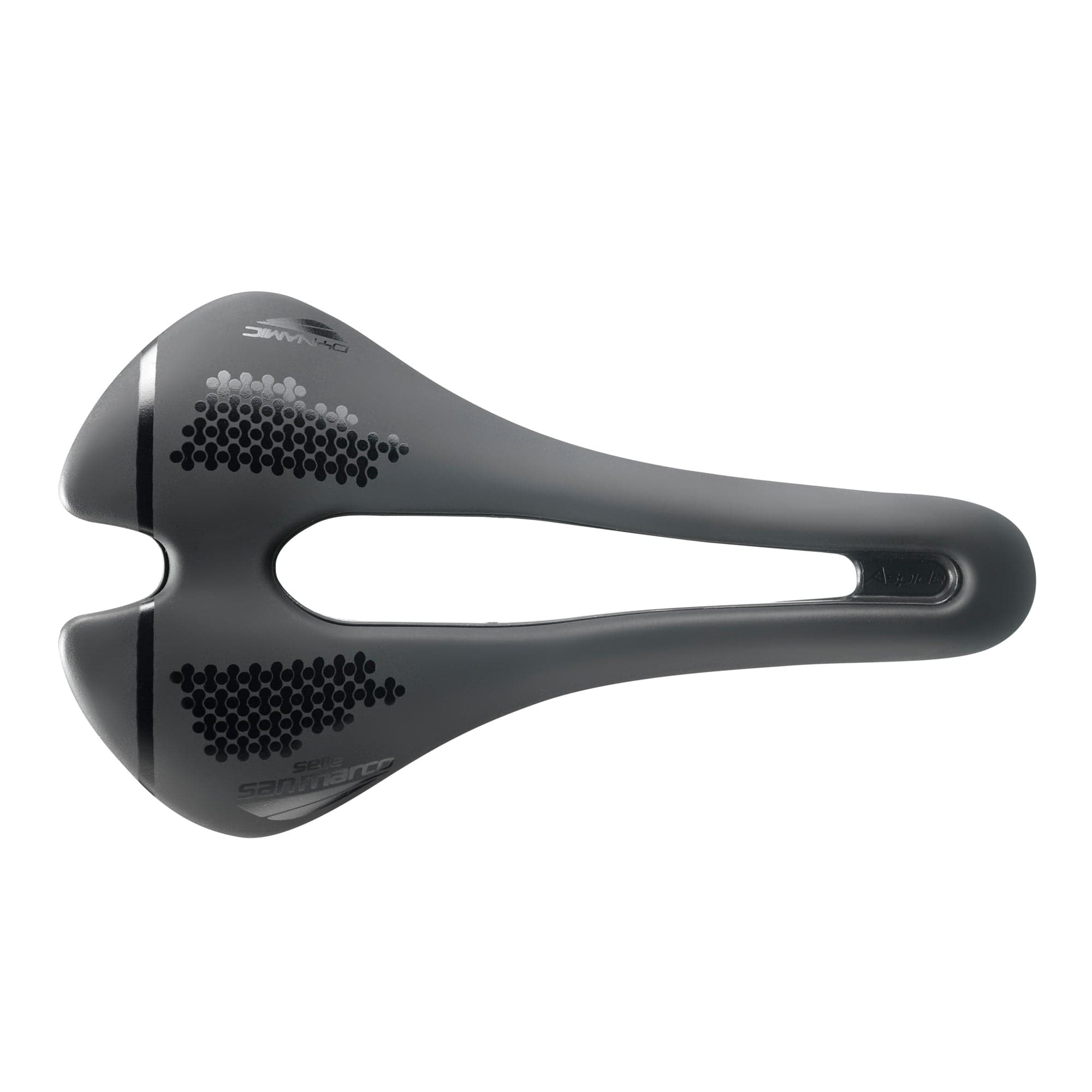 Selle San Marco Aspide Short Dynamic Saddle: Black/Black Wide (L3)