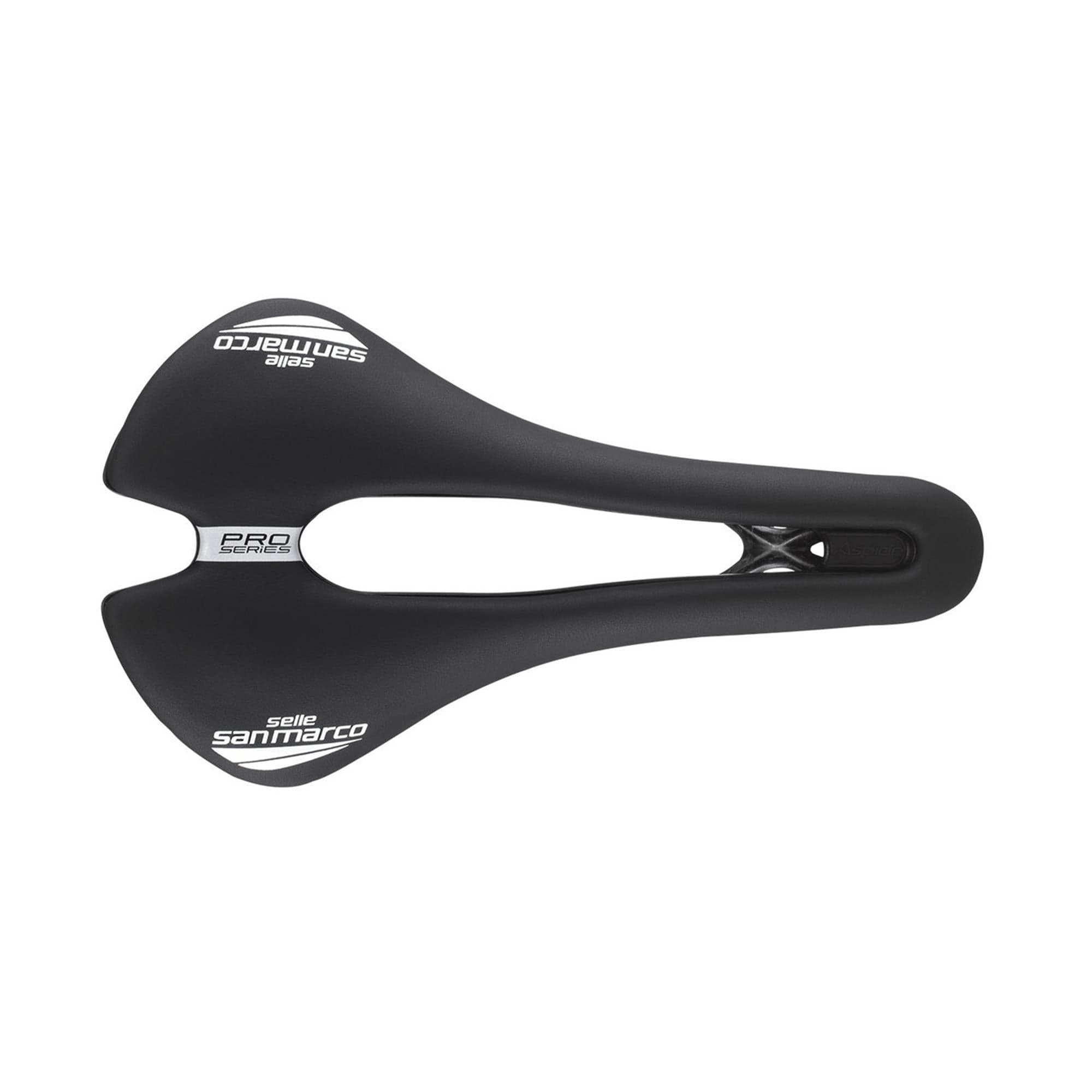 Selle San Marco Aspide Short Carbon FX Pro Series Saddle - Black