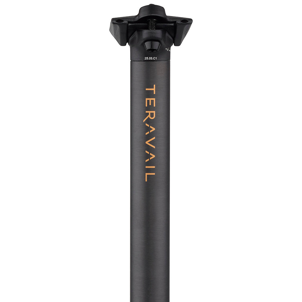 Teravail Stratum Carbon Seatpost 27.2mm Black
