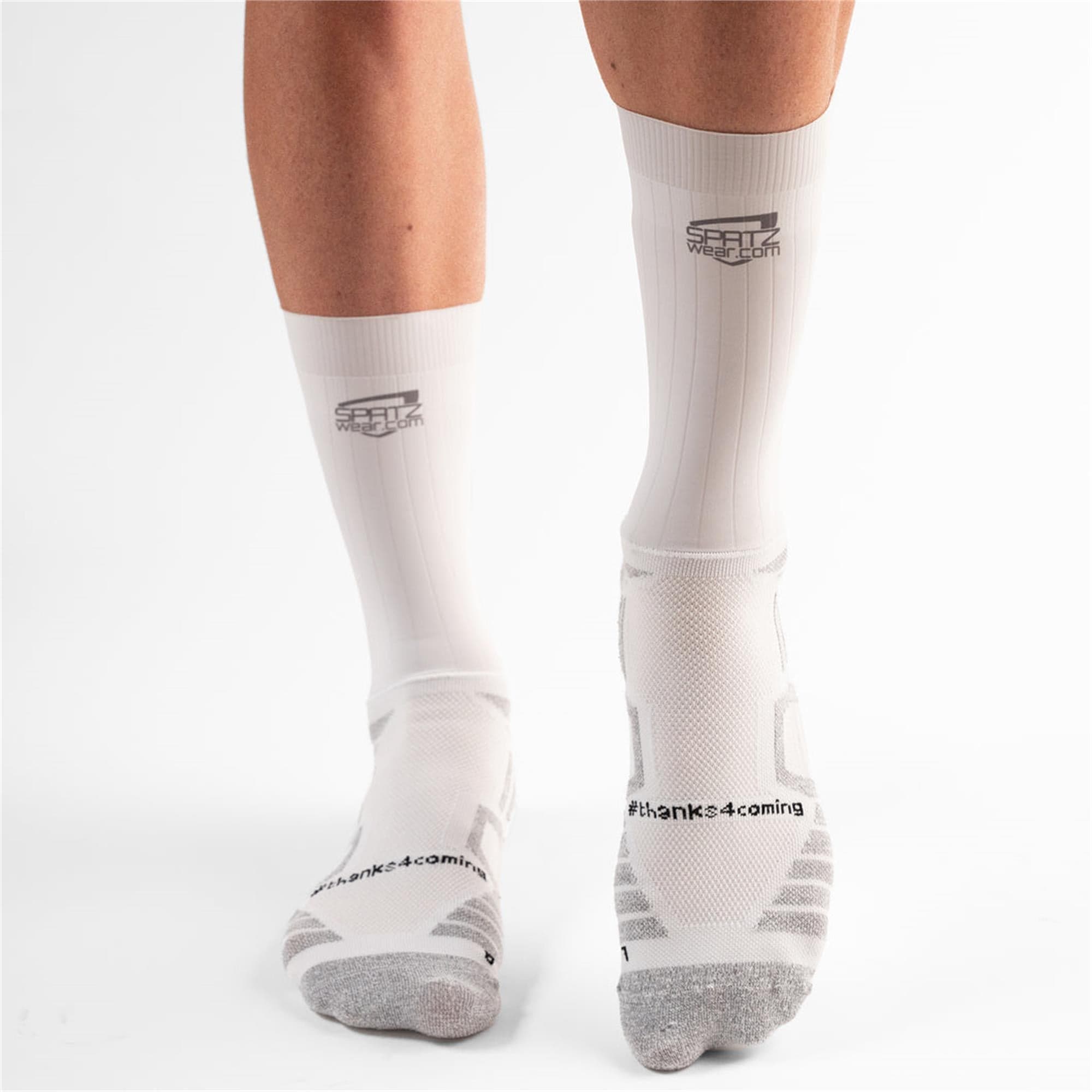 Spatzwear Aero Sokz: WHITE M-L (45-49)