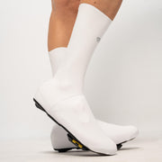 Spatzwear Aquasokz Long Shoe Covers: WHITE L/XL (EU 46-49)