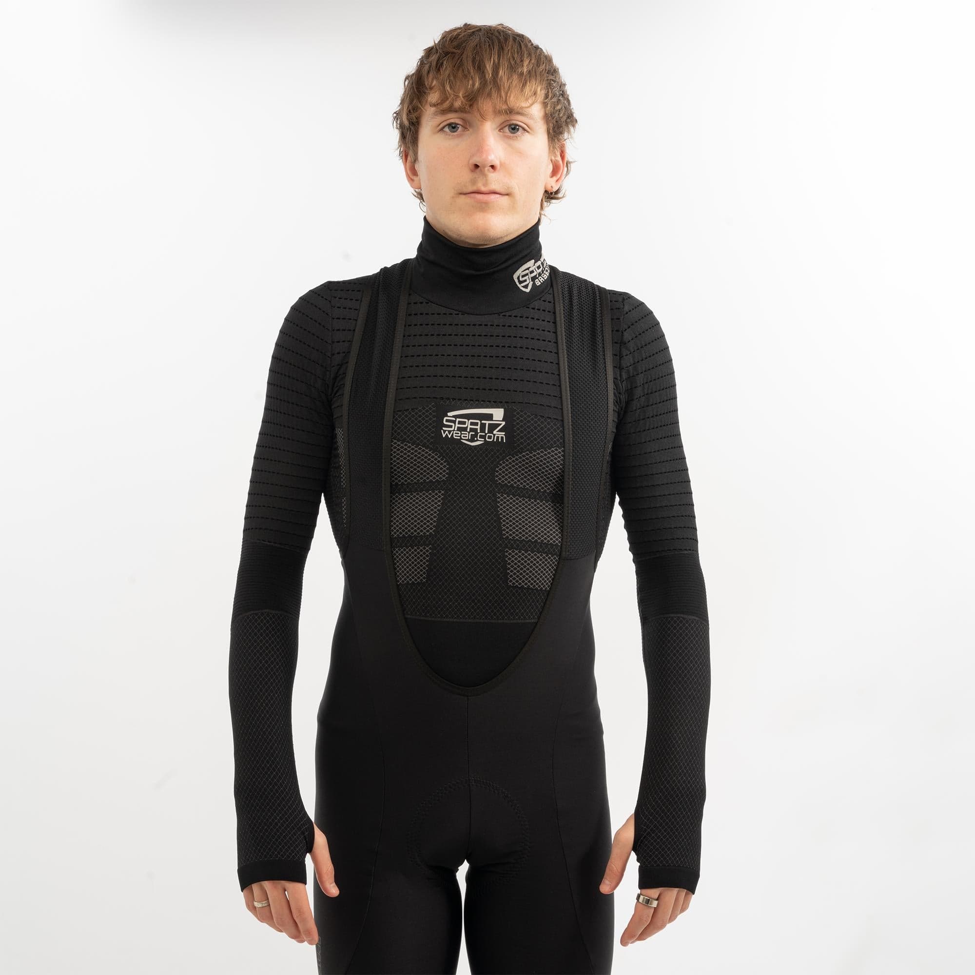 Spatzwear Basez 2 Black LS Baselayer: BLACK M/L