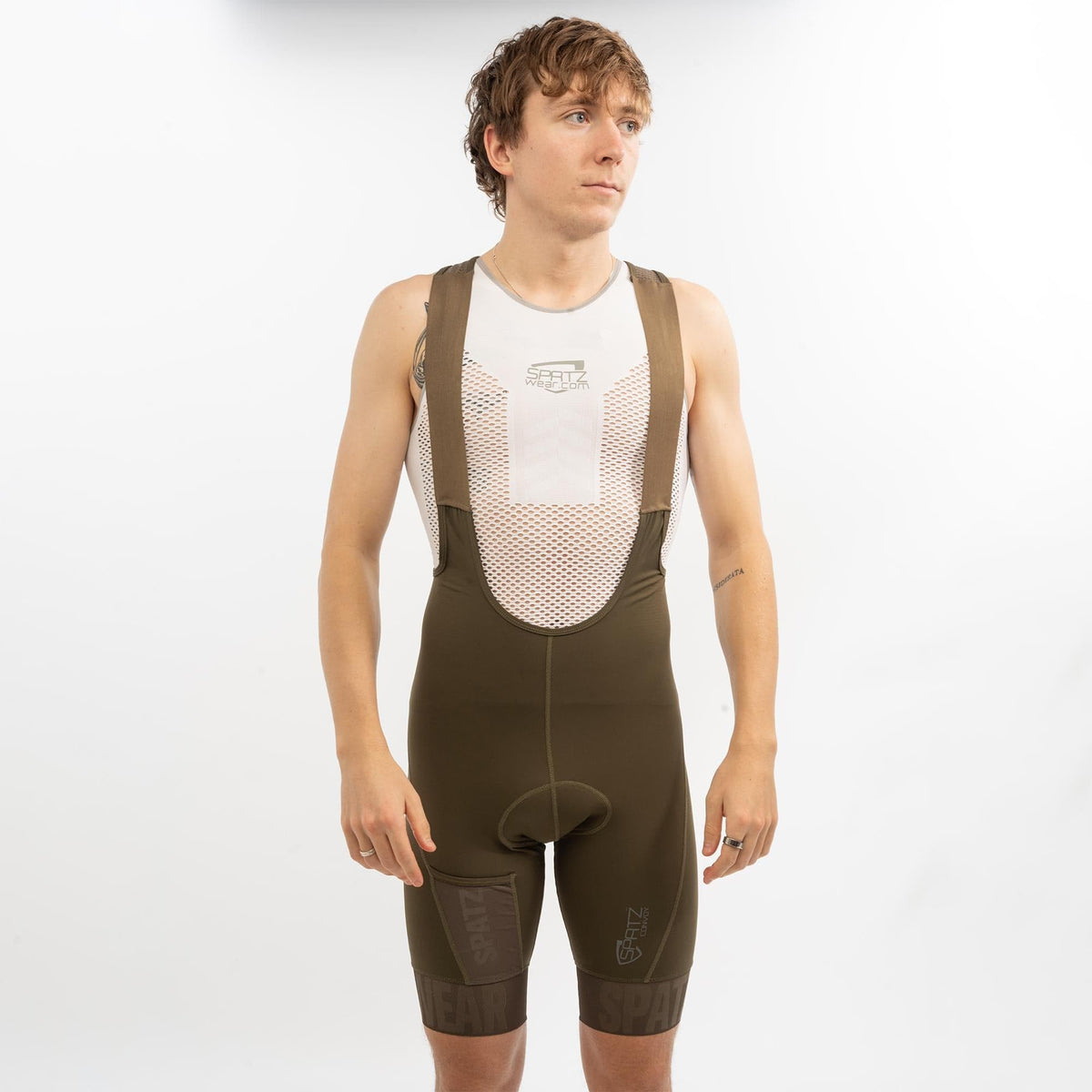 Spatzwear Convoy Bib Shorts: BROWN L