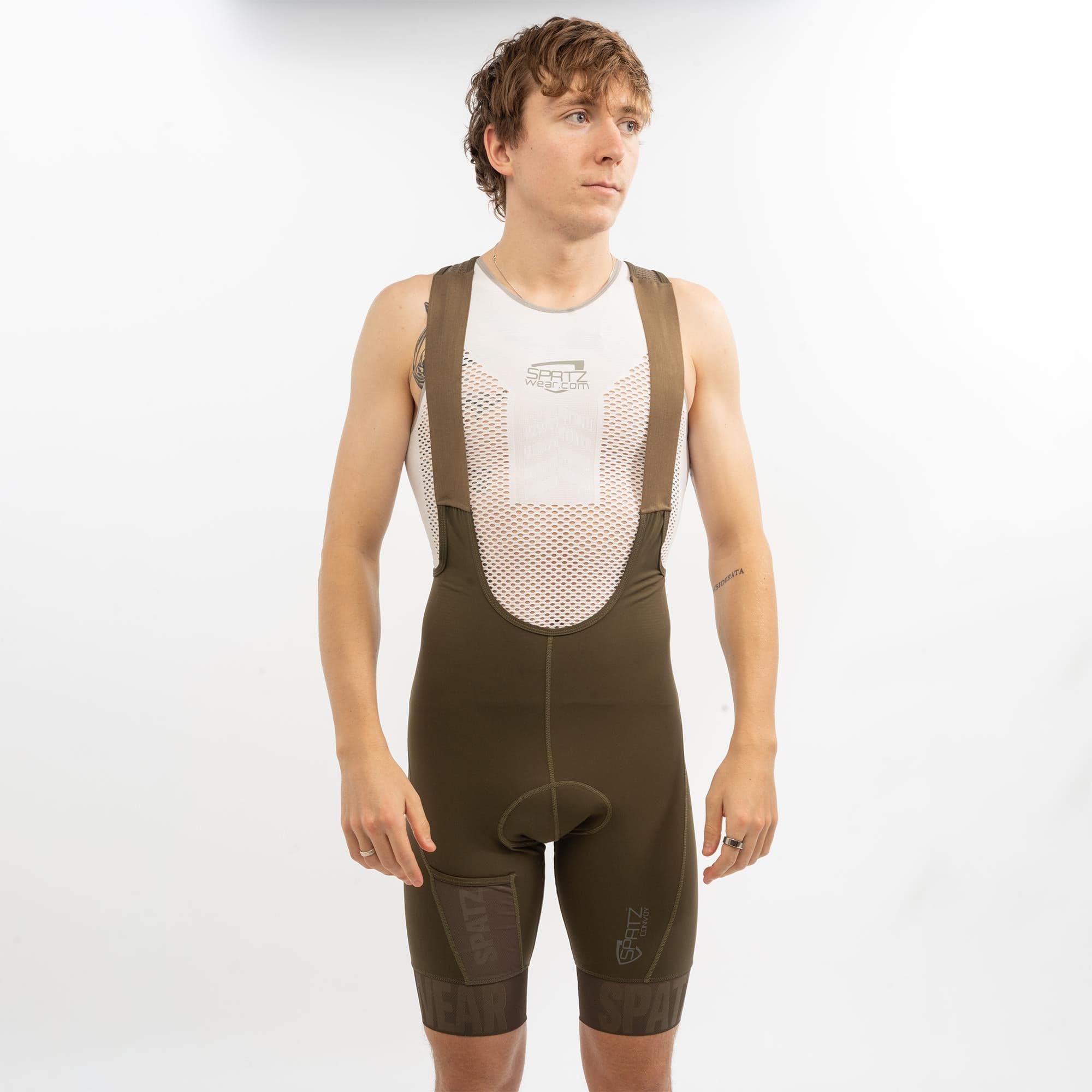 Spatzwear Convoy Bib Shorts: BROWN L