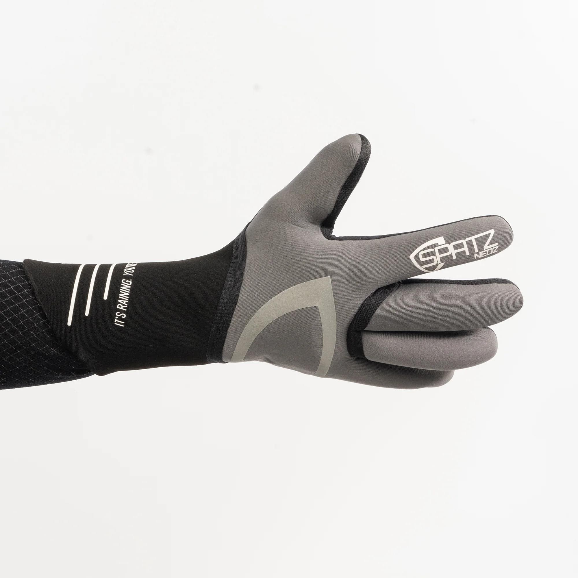Spatzwear Neon Rain Gloves: GREY XL