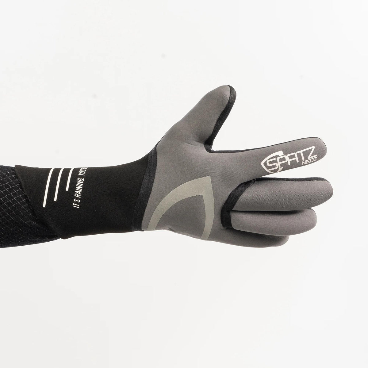 Spatzwear Neon Rain Gloves: GREY S