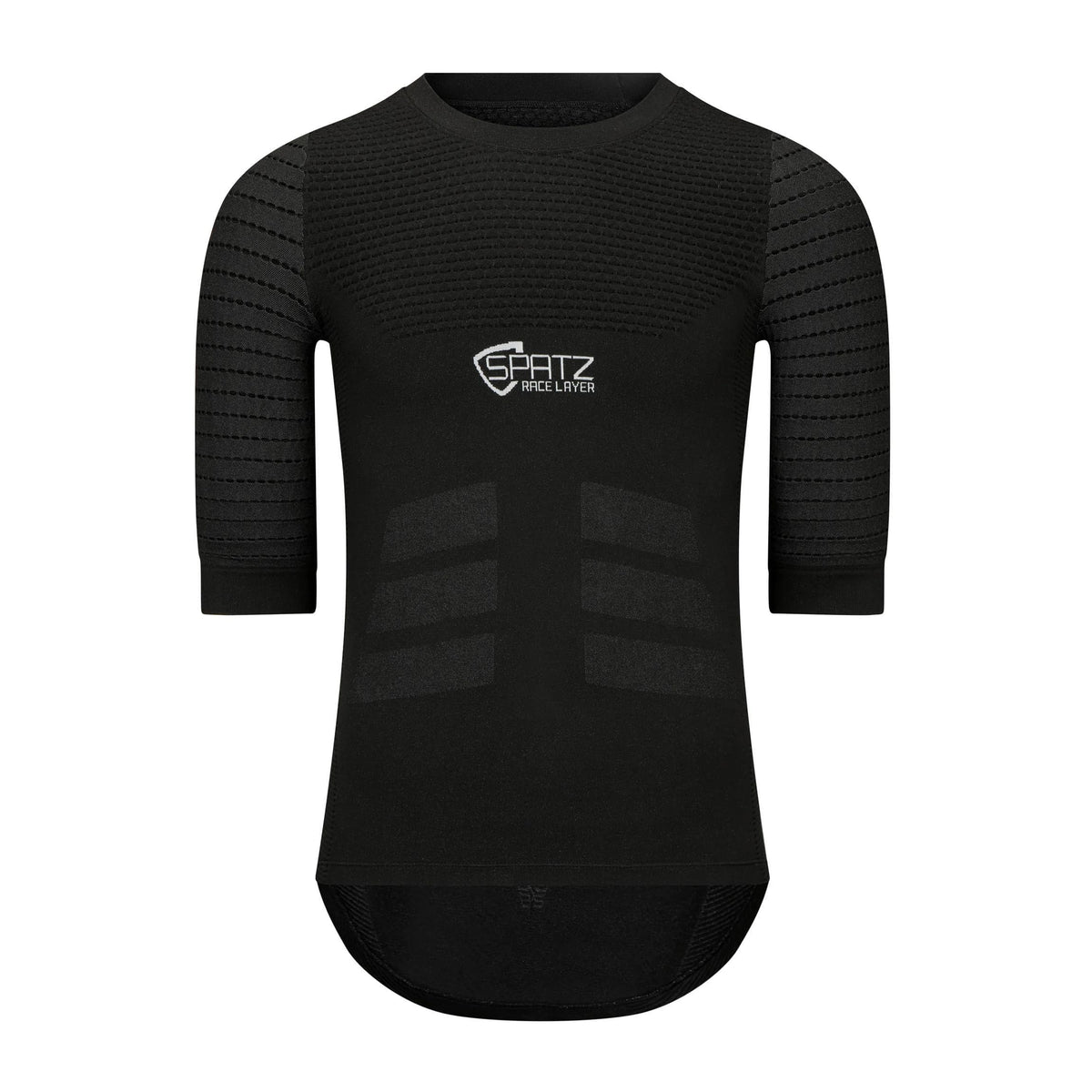 Spatzwear Race Layer SS Baselayer: BLACK S