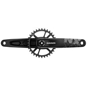 Sram Crank Nx Eagle Fat Bike 4" Dub 12S W Direct Mount 30T X-Sync 2 Steel Chainring Black (Dub Cups/Bearings Not Included): Black 165Mm