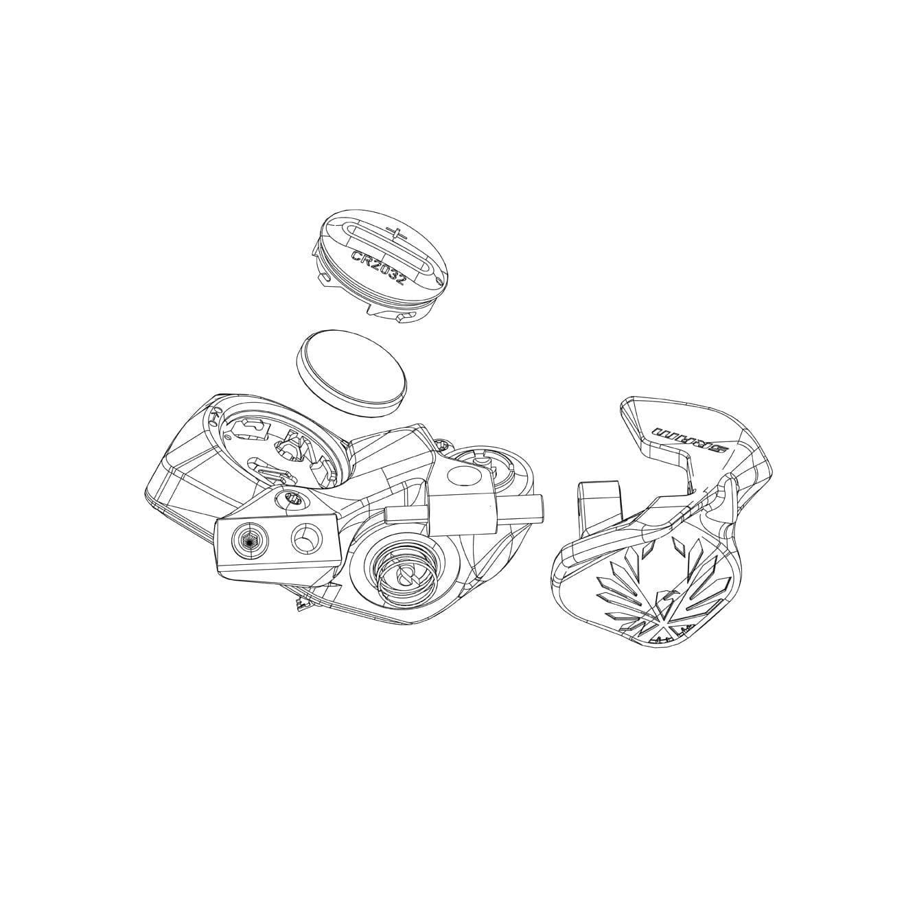 Sram Spare - Electronic Controller Discrete Clamp Eagle Axs (Including 2 Bolts):