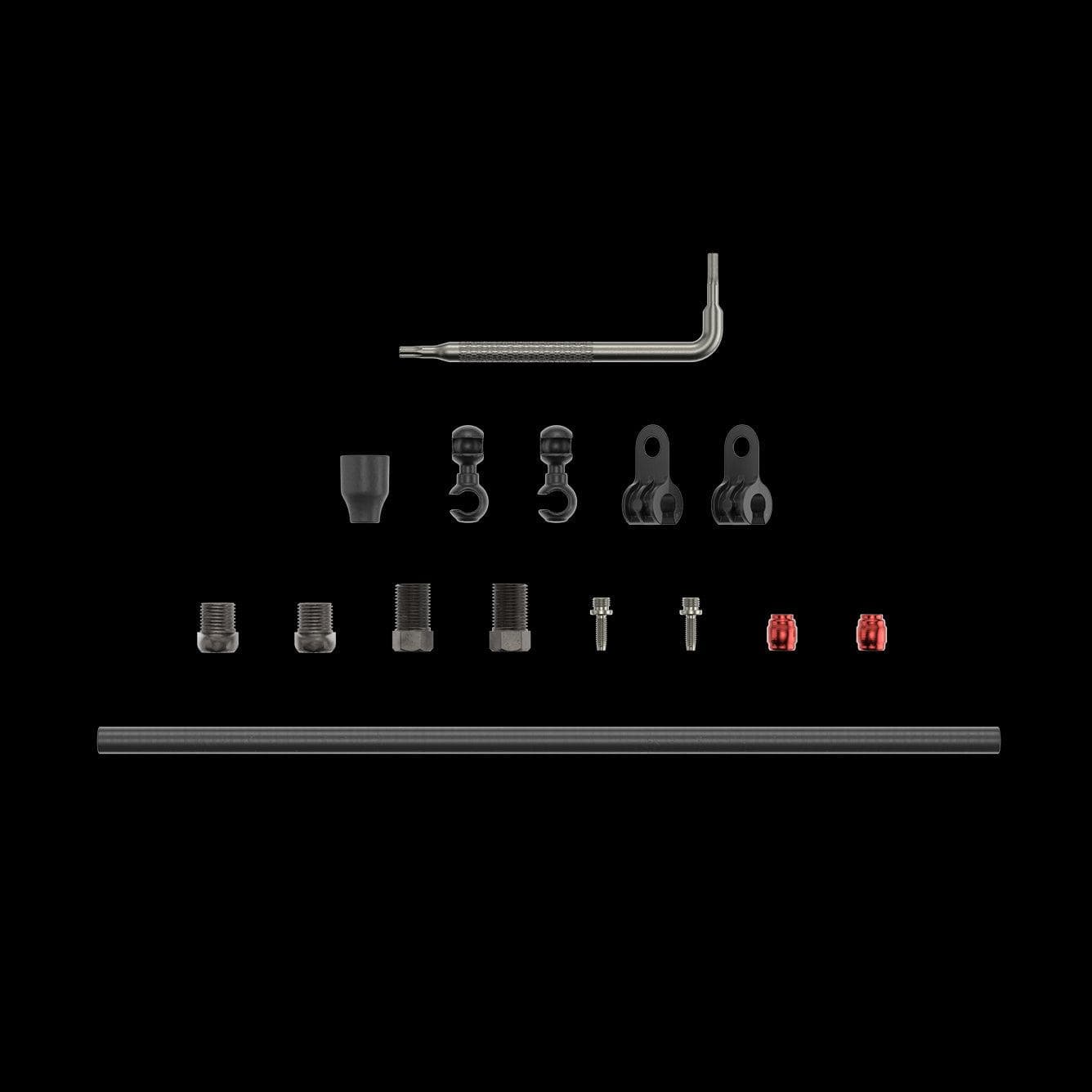 Sram Spare - Disc Brake Hydraulic Hose Kit - Double Compression -2000Mmblk-Avidcode/R,Elixir1/3,Juicy3,Db 1/3/8,Levelult/Tlm(B1),Level/T,Guide Re,G2 Re/Rs/R,S9002P(Red,Force,Rival-2Petapaxs): Black 2000Mm