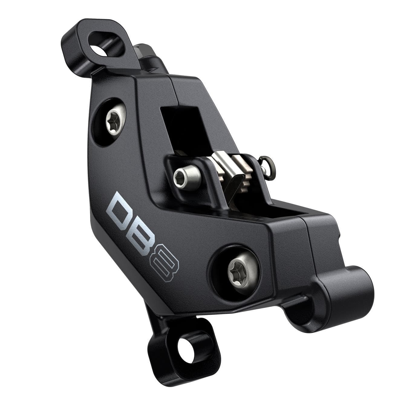 Sram Disc Brake Caliper Assembly - (Assembled, No Hose) Diffusion Black Ano - Mineral Fluid Brake - Db8 (A1):