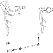 SRAM ED Force E1 Exchange Kit Shifter And Brake AXS Disc (Including Hood):  FORCE LEFT