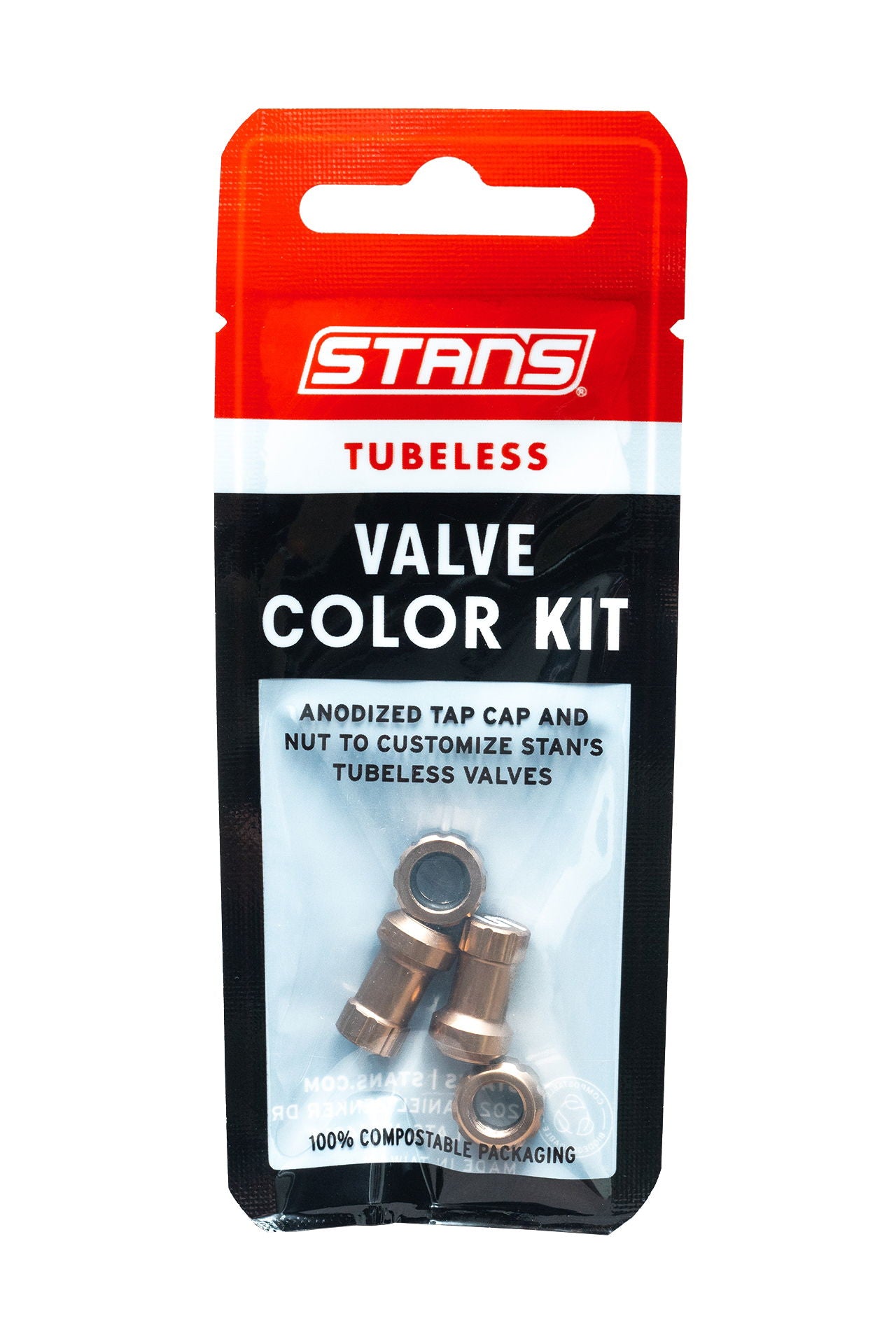 Stans - Tubeless Valve Colour Kit - Copper