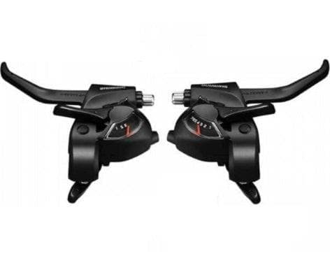 Shimano Altus ST-EF41 EZ fire plus STI set for V-brakes, 2-finger lever, black