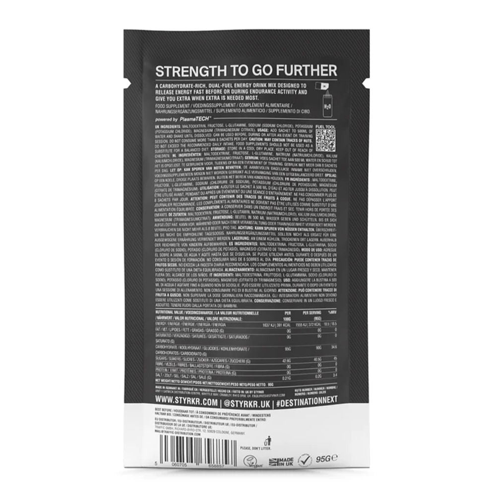 STYRKR MIX90 Electrolytes Dual Carb Energy Drink Mix x12