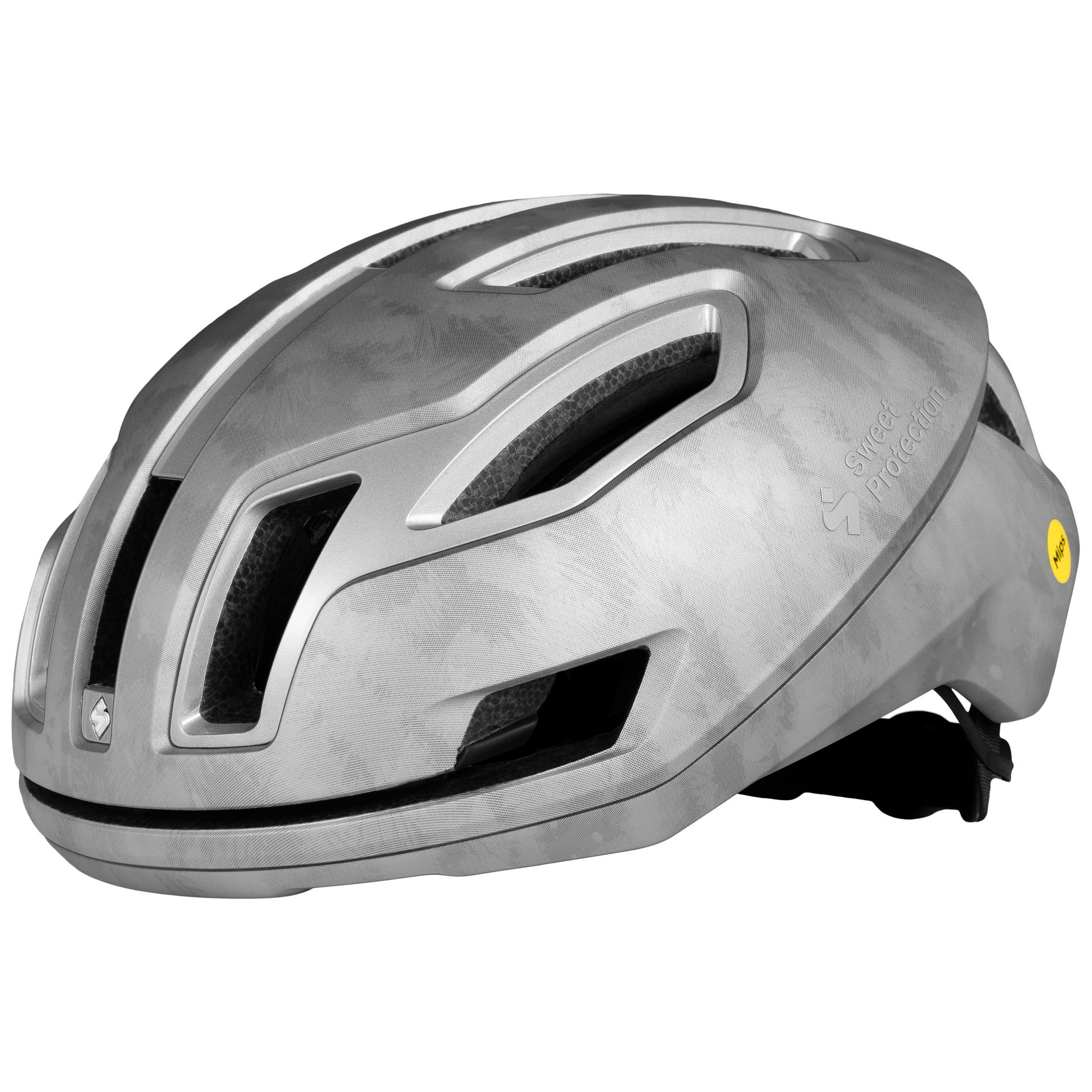 Sweet Falconer 2Vi Mips Helmet: SILVER SMOKE ML