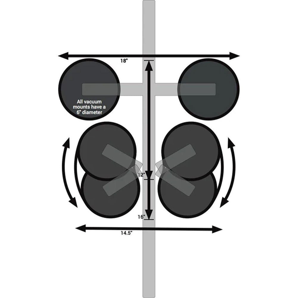 SeaSucker - Komodo - 1 Bike Rack - Black