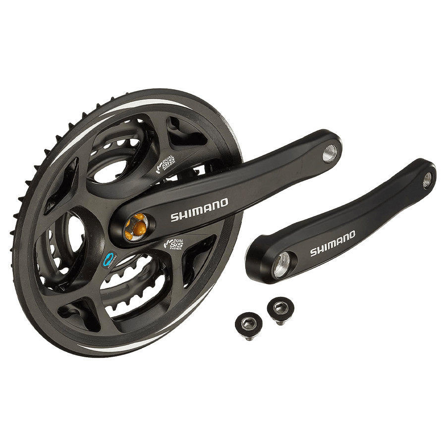 Shimano Altus FC-M311 square taper chainset, with chainguard