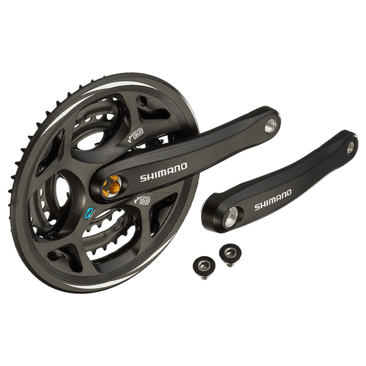Shimano Altus FC-M311 Square Taper Chainset - 48/38/28T - With Chainguard - 175mm