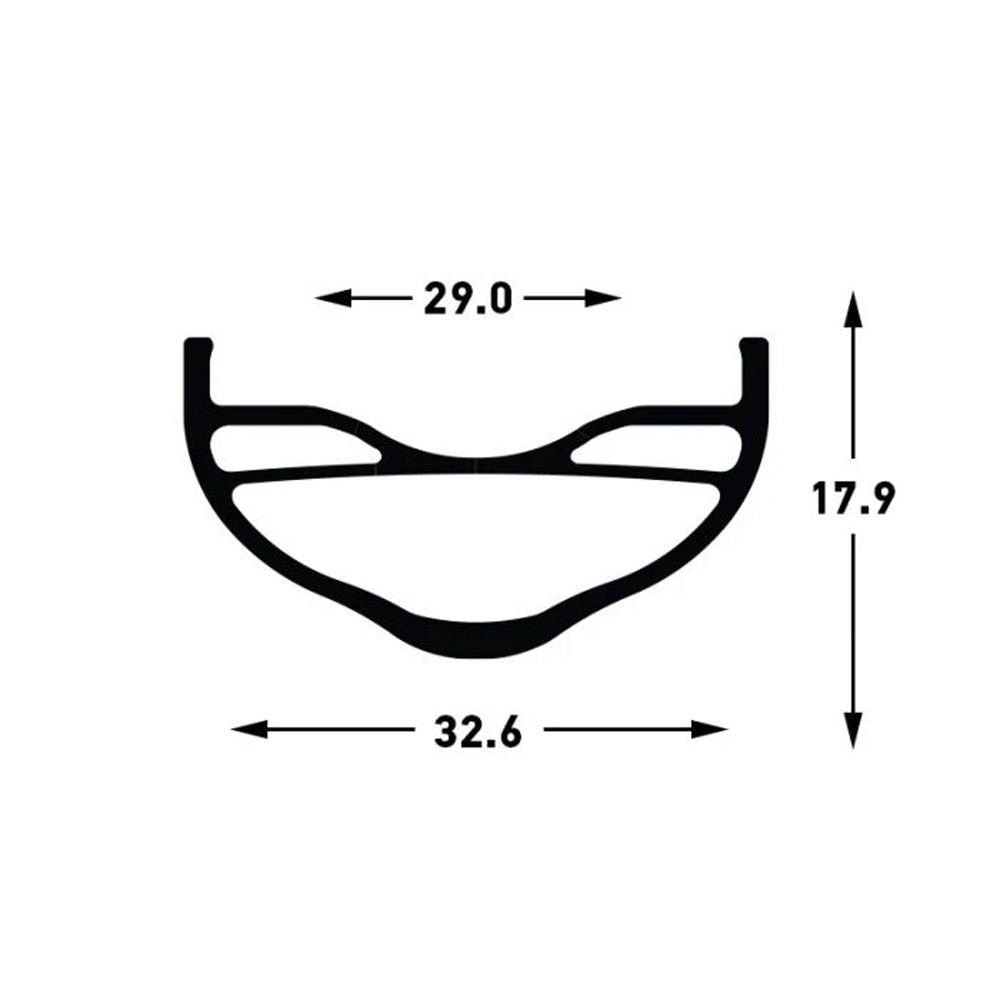 Stans NoTubes - RIM FLOW EX3 27.5 32H BLACK GR