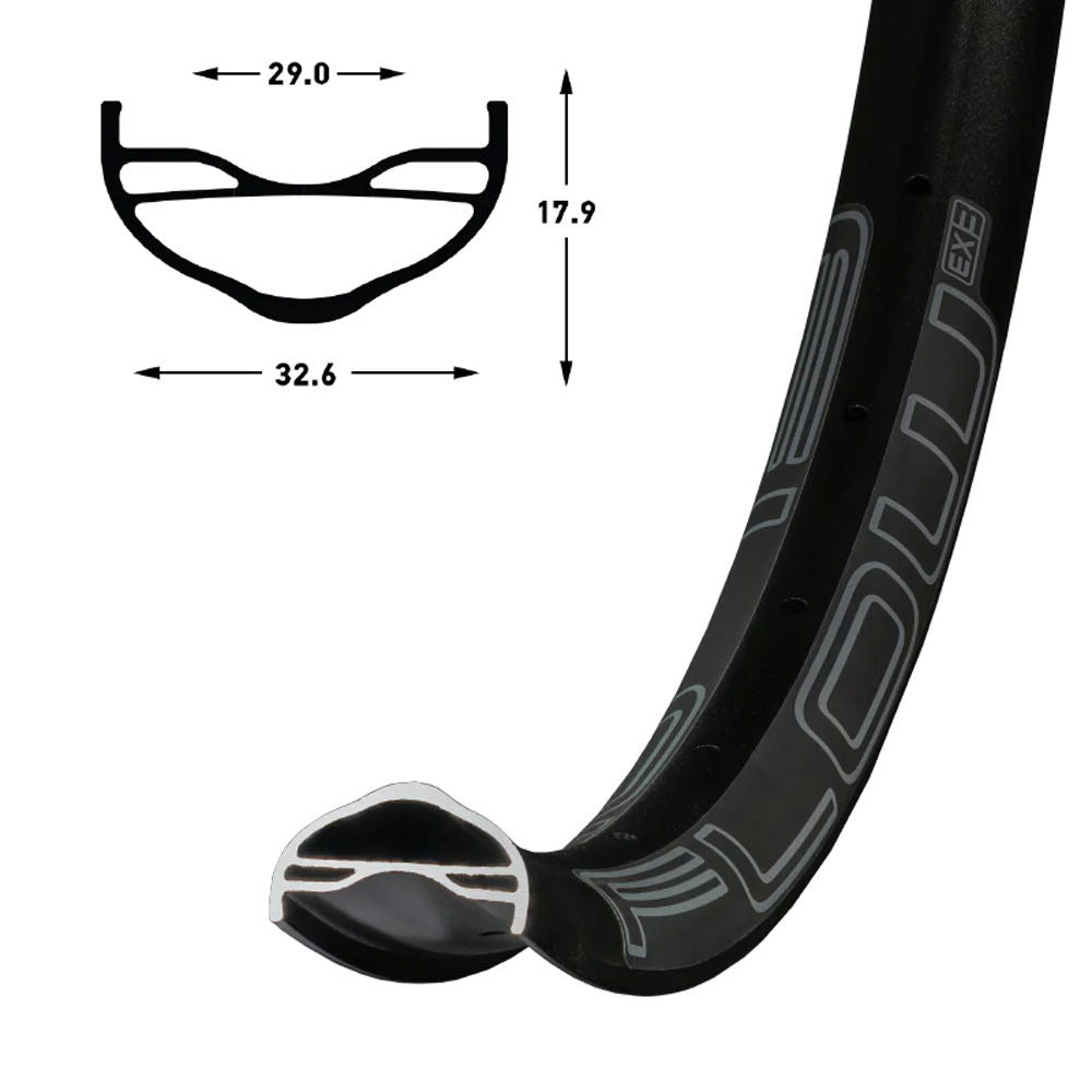 Stans NoTubes - RIM FLOW EX3 27.5 32H BLACK GR