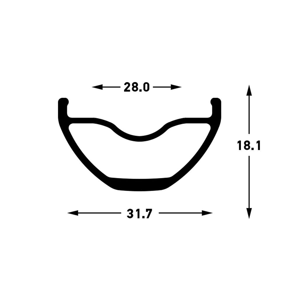 Stans - RIM ARCH S2 27.5 32H BLACK GR