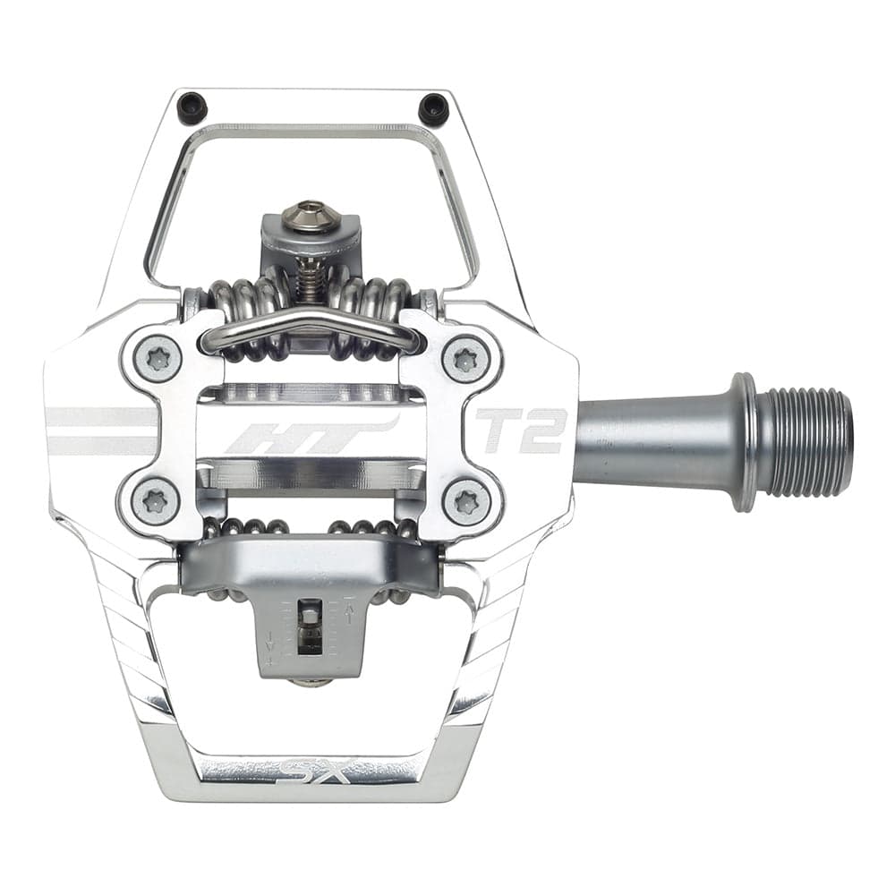 HT Components T2-SX Pedals Silver 9/16"