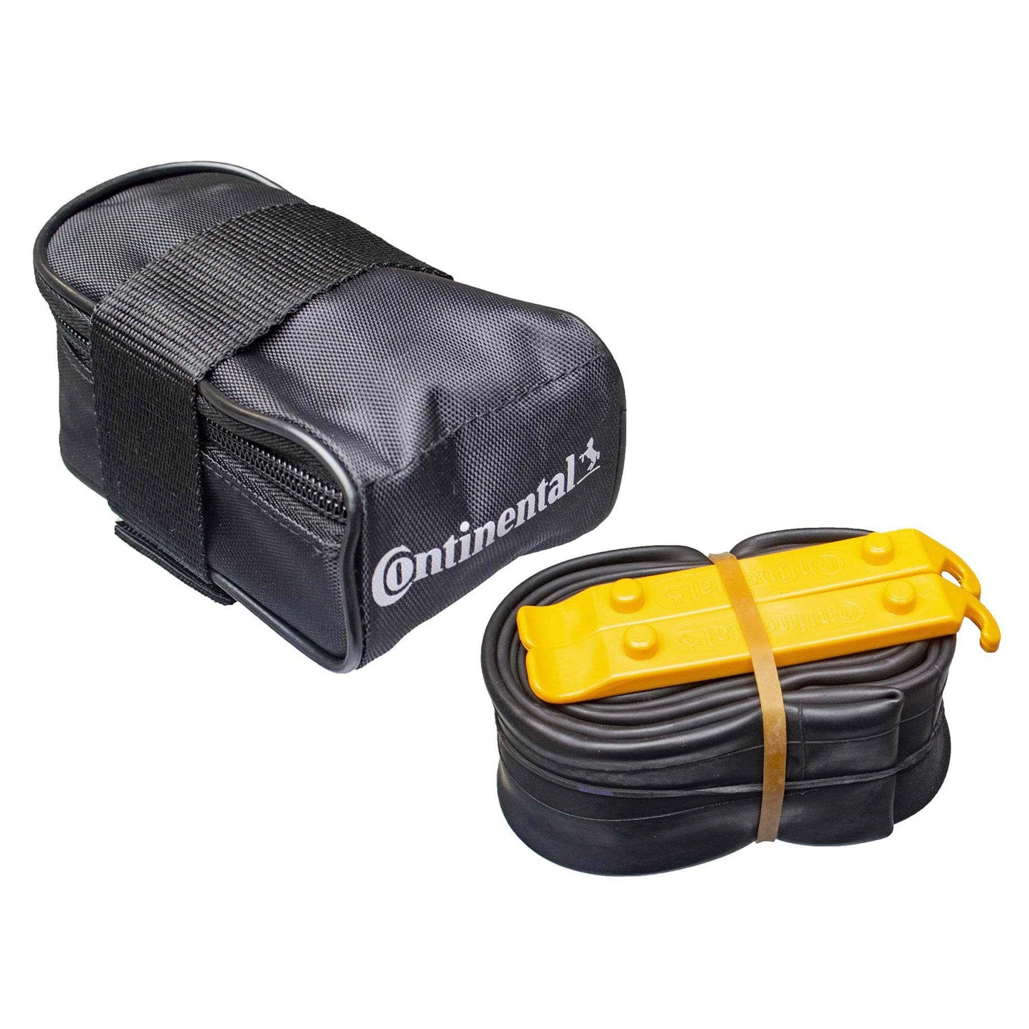 Continental Mtb Saddle Bag With Mtb 29 X 1.75X2.5 Presta 42Mm Valve Tube And 2 Tyre Levers: Black